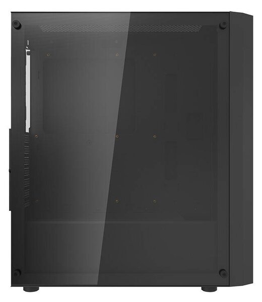 Počítačová skříň Darkflash DK351 + 4 ventilátory (černá)