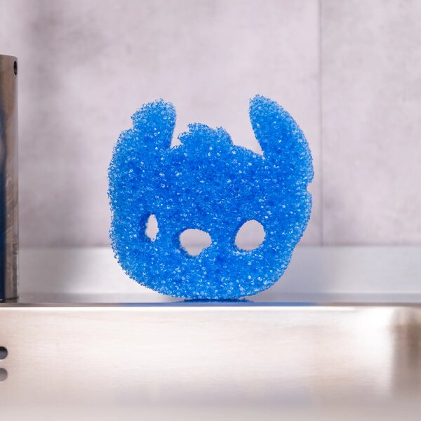 SRUB DADDY Houbička na nádobí a čistění, chytrá houba SCRUB DADDY, LIMITOVANÁ EDICE - Stitch