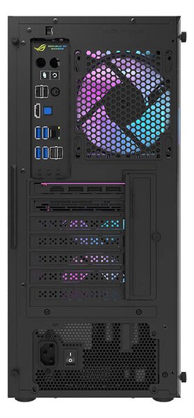 Počítačová skříň Darkflash DK351 + 4 ventilátory (černá)
