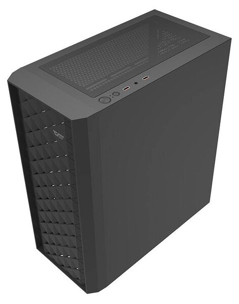 Počítačová skříň Darkflash DK351 + 4 ventilátory (černá)