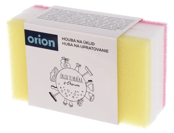 Orion Nano houbička na úklid melamin/PU, 2 ks