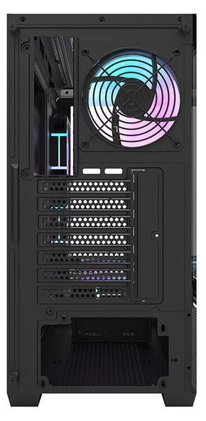 Počítačová skříň Darkflash DS900 AIR (černá) + 7 ventilátorů ARGB