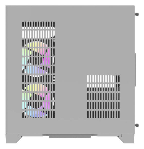 DarkFlash Počítačová skříň Darflash FT350 + 5 ventilátorů aRGB (bílá)