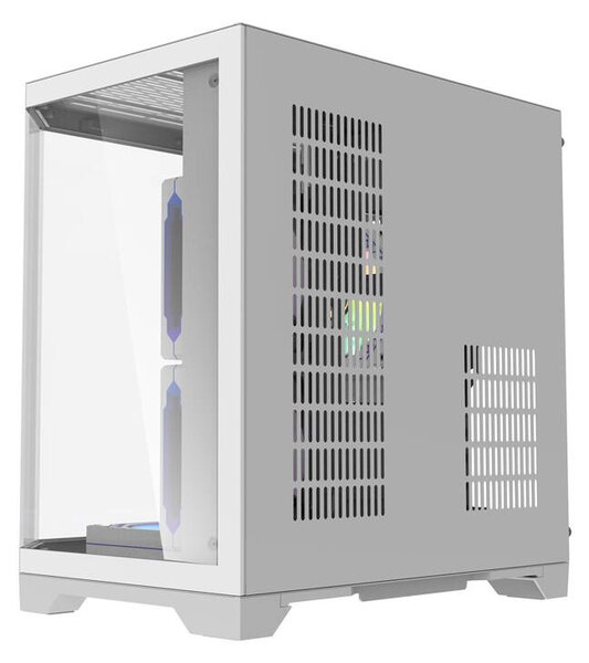 DarkFlash Počítačová skříň Darflash FT350 + 5 ventilátorů aRGB (bílá)