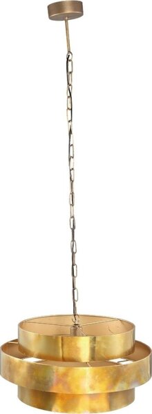 PTMD - Lustr na řetězu ZANTH 1xE27/40W/230V pr. 52 cm zlatá