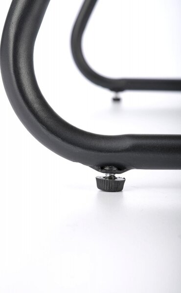 Halmar Křeslo WHISPER černé/přírodní