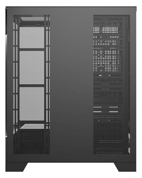 Počítačová skříň Darkflash DY451L PRO s ventilátorem (černá)