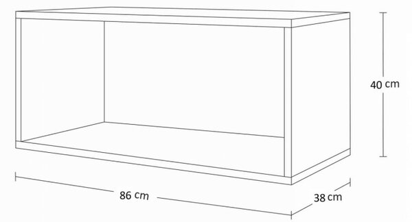 Moderní obývací sestava BRADT 7 - bílá