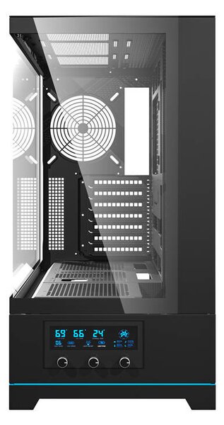 Počítačová skříň Darkflash DY451 bez ventilátorů (černá)