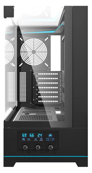 Počítačová skříň Darkflash DY450 bez ventilátorů (černá)