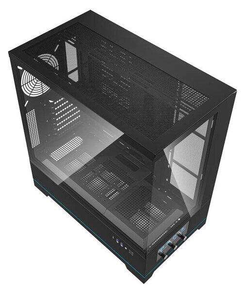 Počítačová skříň Darkflash DY451 bez ventilátorů (černá)