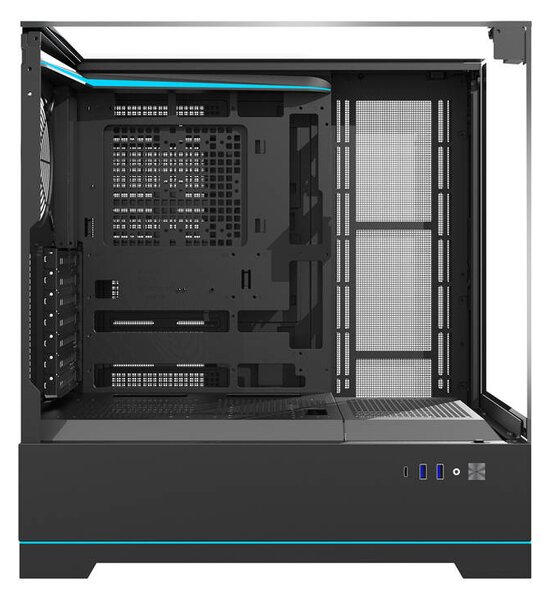 Počítačová skříň Darkflash DY450 bez ventilátorů (černá)