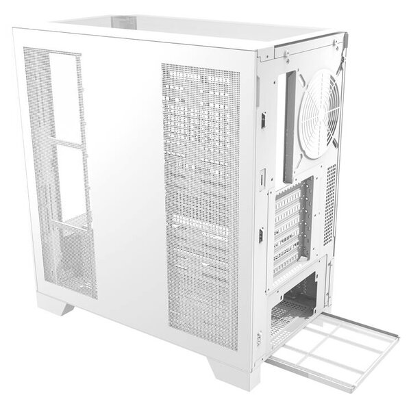 Počítačová skříň Darkflash DY450 bez ventilátorů (bílá)