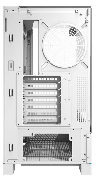 Počítačová skříň Darkflash DY450 bez ventilátorů (bílá)