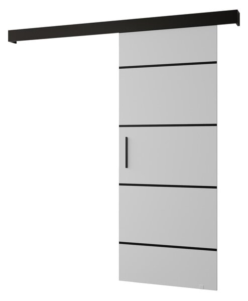Posuvné dveře 70 cm Slavdro 4 (bílý mat + černý mat)