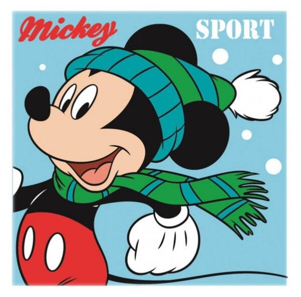 Javoli Magický ručník Disney Mickey 30 x 30 cm světle modrý II