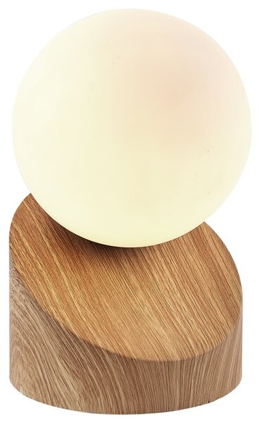 GLOBO 50300146 ALISA dotyková stolní lampička V160mm 1xG9 3W 330/275lm 3000K vzhled dřeva