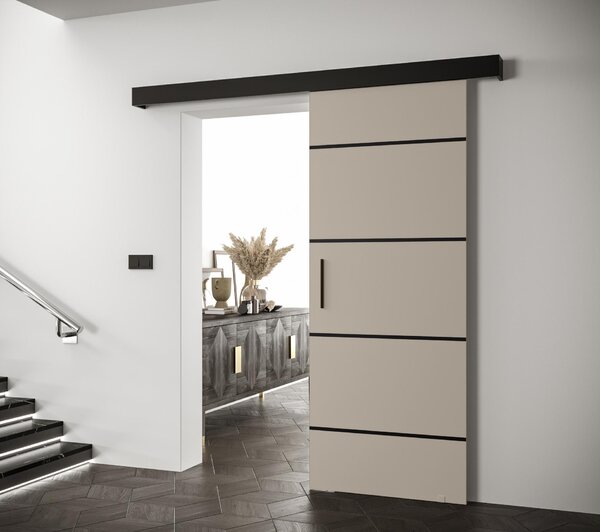 Posuvné dveře 70 cm Slavdro 4 (kašmír + černý mat)