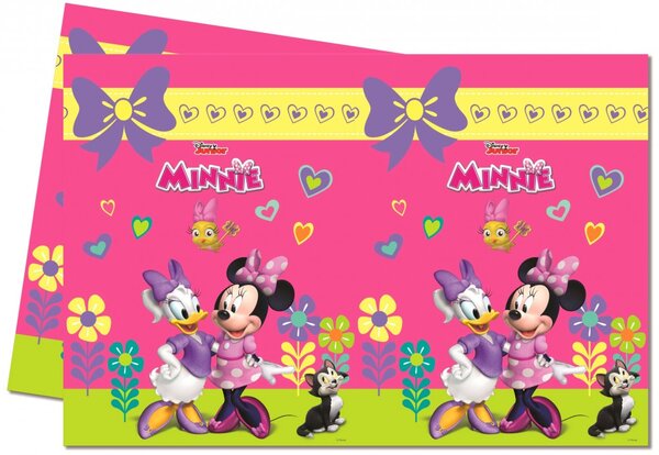 Javoli Plastový ubrus Disney Minnie 120 x 180 cm růžový