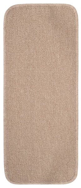 Nášlapy na schody 15 ks 60 x 25 cm béžové protiskluzové