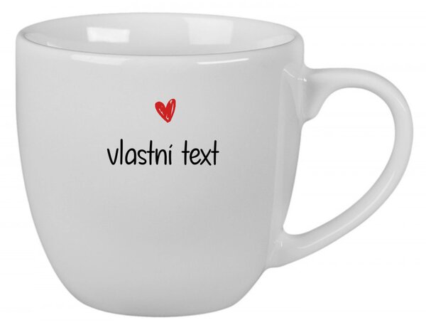 Vlastní text na keramický hrnek 400 ml