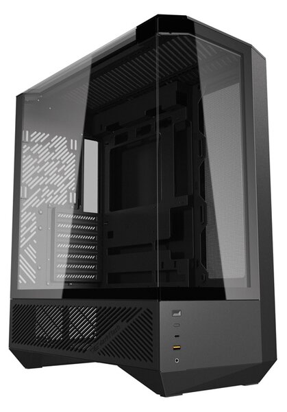 Počítačová skříň Darkflash DY460 (černá) + 4 ventilátory ARGB