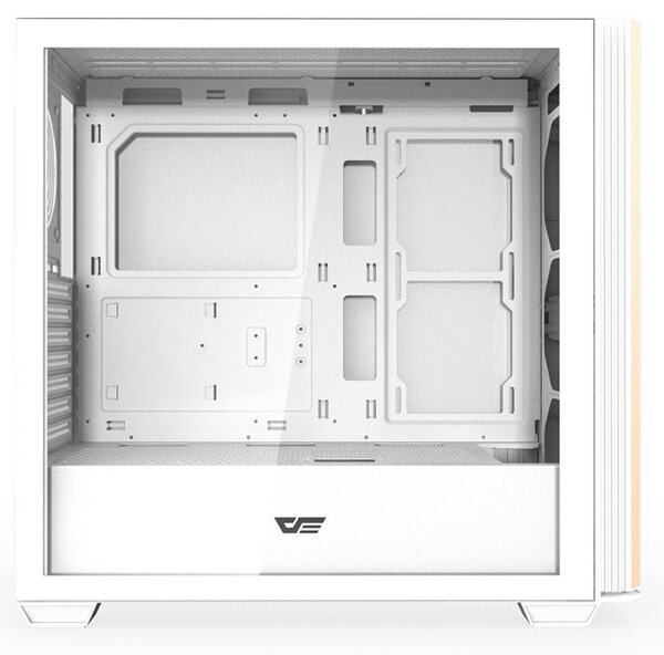 Počítačová skříň Darkflash DS900WS ATX bez ventilátorů (bílá)