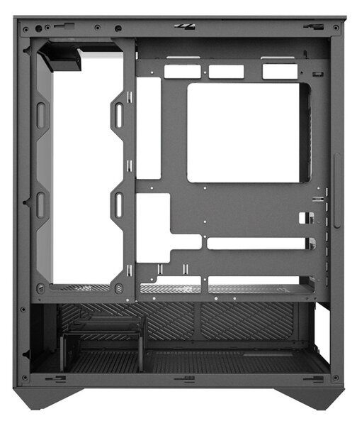 Počítačová skříň Darkflash DY460 (černá) + 4 ventilátory ARGB