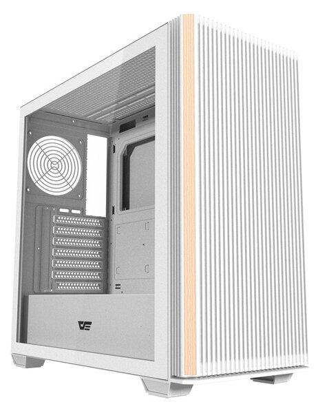 Počítačová skříň Darkflash DS900WS ATX bez ventilátorů (bílá)