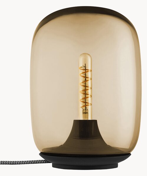 Ručně foukaná stolní LED lampa Acorn, stmívatelná
