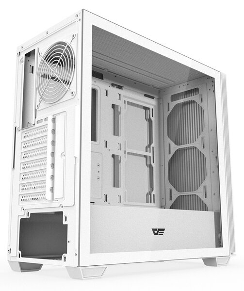 Počítačová skříň Darkflash DS900WS ATX bez ventilátorů (bílá)