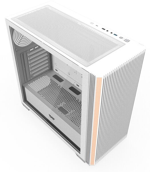 Počítačová skříň Darkflash DS900WS ATX bez ventilátorů (bílá)