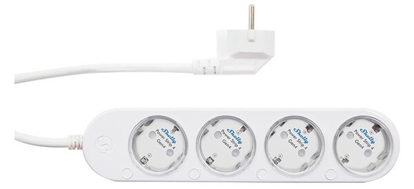 Chytrý 12A napájecí pásek Shelly 4 Gen4 Zigbee/Matter výkon pásek