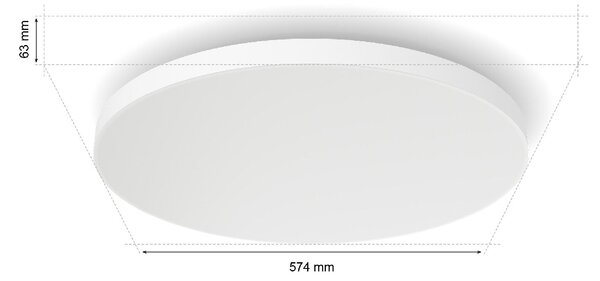 Hue WACA Datura XL stropní svítidlo LED 67W 5390lm 2000-6500K 57,4cm kulaté IP20, bílé