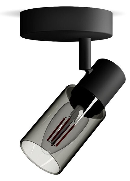 Palms bodové svítidlo 1x E14 25W bez zdroje 13cm IP20, černé