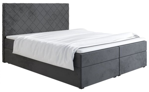 Čalouněná postel 160x200 LILLIANA 2 - šedá