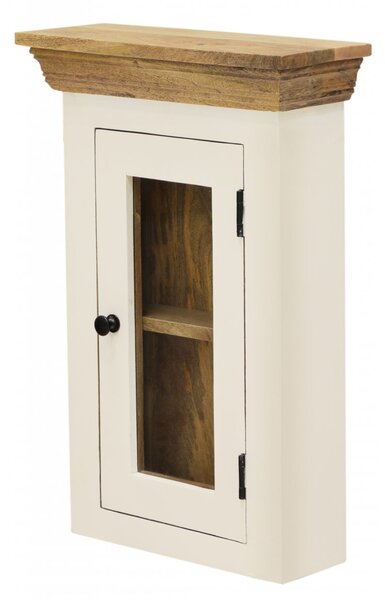 Nástěnná skříňka do koupelny Retro 40x60x15 z mangového dřeva