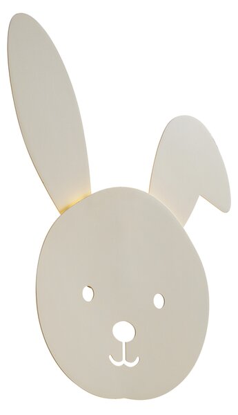 Dětské nástěnné svítidlo béžové vč. LED 3-stupňové stmívatelné - Benny the Bunny