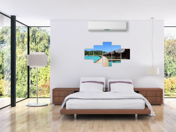 Obraz Maledivy (125x70 cm)