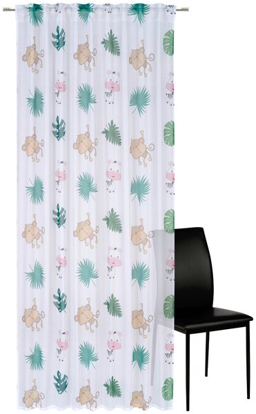 DĚTSKÝ ZÁVĚS, průhledné, 140/245 cm Ben'n'jen - Dětské závěsy