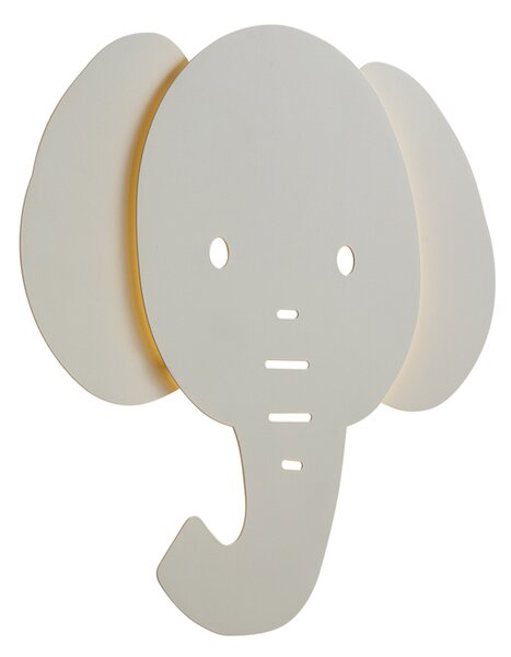 Dětské nástěnné svítidlo béžové vč. LED 3-krokové stmívatelné - Ellie the Elephant