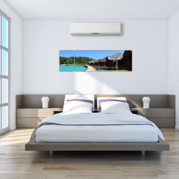 Obraz Maledivy (170x50 cm)