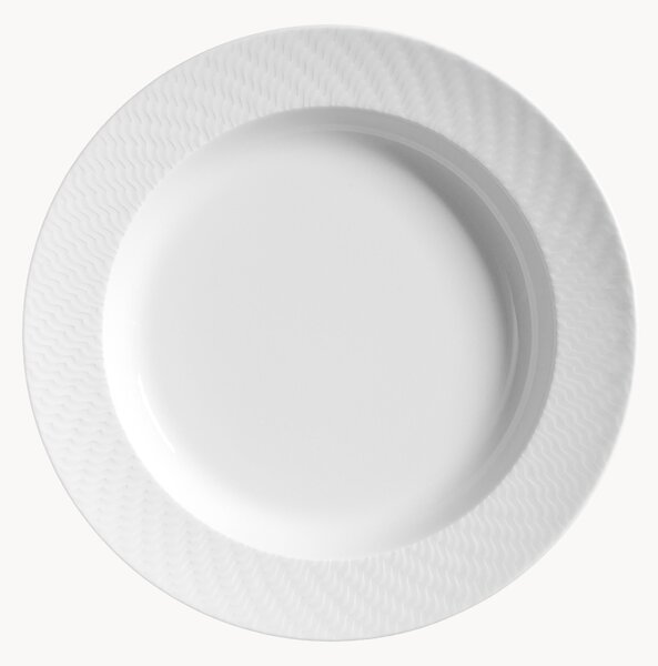 Ručně vyrobené talíře na těstoviny z porcelánu No. 41, 2 ks