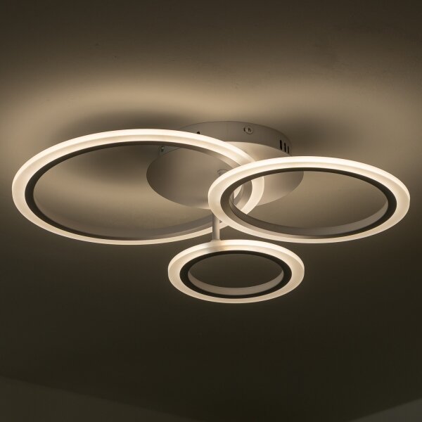 Brilagi-LED Stmívatelný přisazený lustr ORBITS LED/40W/230V 3000-6500K bílá + DO