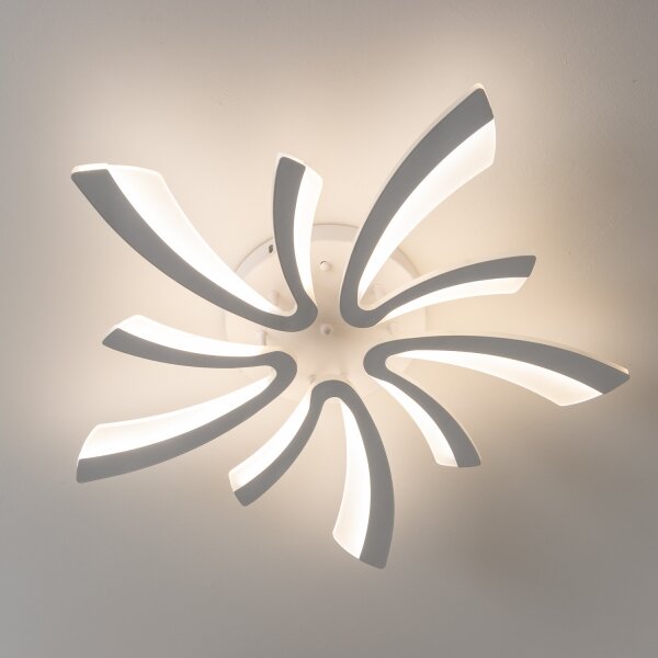 Brilagi - LED Stmívatelný přisazený lustr TWIST LED/55W/230V 3000-6500K bílá +DO