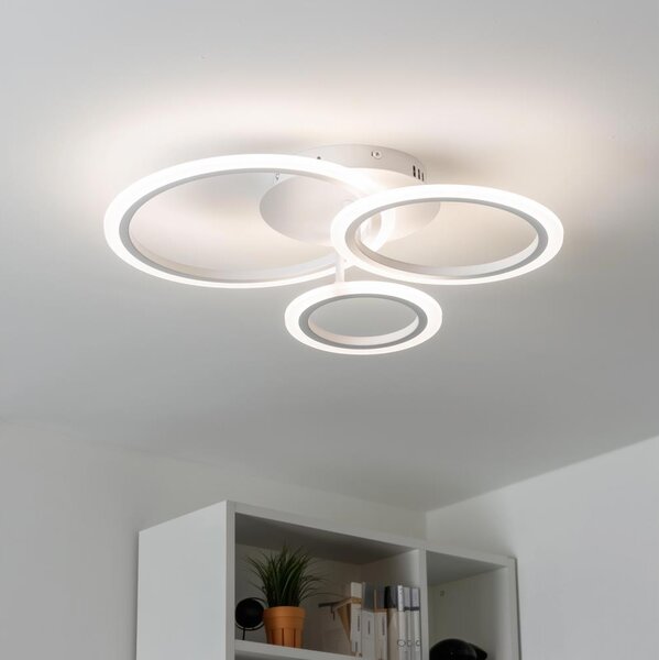 Brilagi-LED Stmívatelný přisazený lustr ORBITS LED/40W/230V 3000-6500K bílá + DO