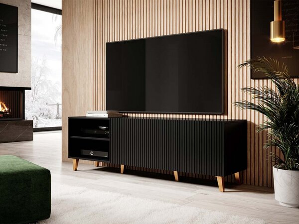 TV stolek 150 cm CRATO - černý