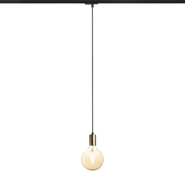 ARAQ pro jednookr. lištu závěsná česaná mosaz/černá 230V E27 42W - RED - DESIGN RENDL