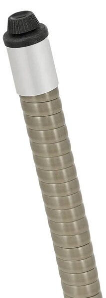 Juskys Ratanový kulatý stůl Yoro Ø60 cm - šedý