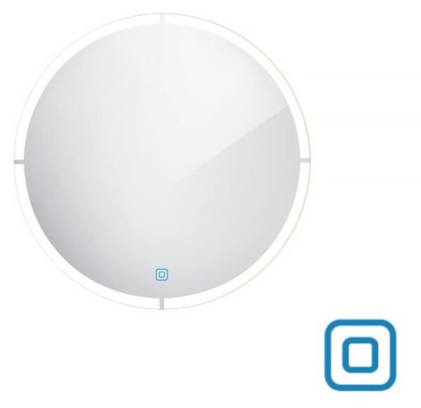 NIMCO LED osvětlené zrcadlo 600 mm s dotykovým senzorem VÝPRODEJ VZORKU